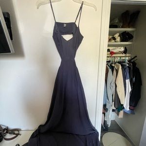 Maxi blue dress